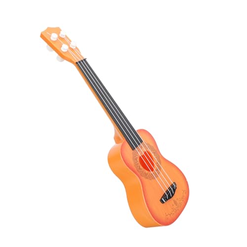 SOIMISS Simulation Ukulele Retro Holzoptik Musikinstrument für Jungen Mädchen Musikalische Früherziehung Tragbares Lernspielzeug für Musikalische Wahrnehmung von SOIMISS