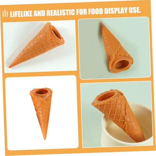 SOIMISS Simulierter Eiscreme Deko Modell aus PVC Realistisches Fake EIS für Ladendekoration und Food Display Leichtes Langlebiges Dessert Shop Zubehör für Vitrinen und Fotoshootings von SOIMISS