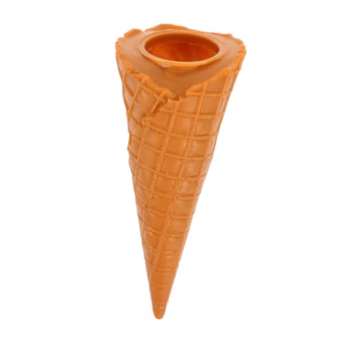 SOIMISS Simulierter Eiskegel Simulierte Knusprige Eiswaffel Vegan Realistisch Simulation Künstlich So Tun, Als Würde Man Eistüte Zapfen Lebensmitteldekor Brown PVC SOIMISS Simulierter Eiskegel Simulierte Knusprige Eiswaffel Vegan Realistisch Simulation Künstlich So Tun, Als Würde Man Eistüte Zapfen Lebensmitteldekor Brown PVC von SOIMISS
