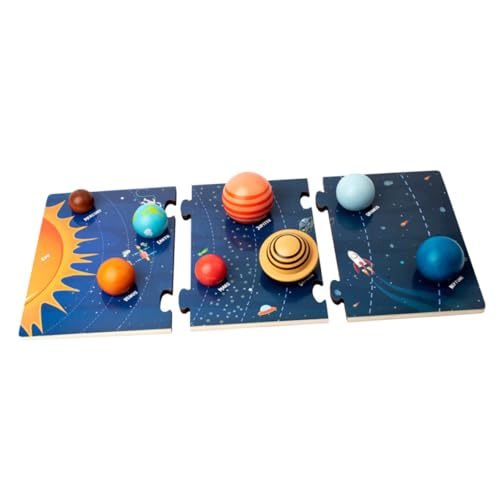 SOIMISS Solar System Puzzle für Holz mit Planeten Lernspielzeug Kreativität und Raumverständnis SOIMISS Solar System Puzzle für Holz mit Planeten Lernspielzeug Kreativität und Raumverständnis von SOIMISS