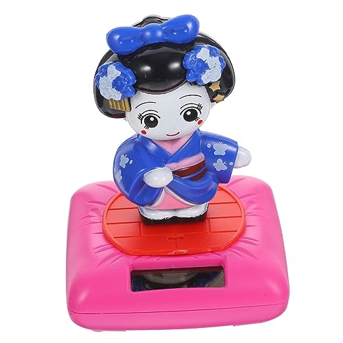 SOIMISS Solarbetriebene Kimono Puppe Schüttelkopf Dekoration für Auto und Büro Niedliches und Farbenfrohes Ornament für Traditioneller Asiatischer Figuren SOIMISS Solarbetriebene Kimono Puppe Schüttelkopf Dekoration für Auto und Büro Niedliches und Farbenfrohes Ornament für Traditioneller Asiatischer Figuren von SOIMISS