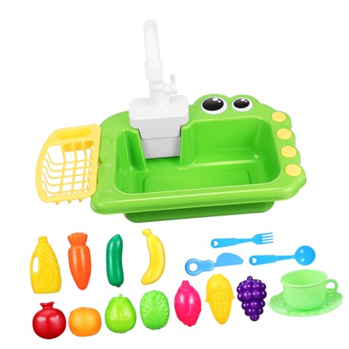 SOIMISS Spielküche Wasserfunktion Spielspüle mit Fließendem Wasser Drehbarem Wasserhahn Robustem Kunststoff Kompakt und Tragbar Lernspielzeug für Geeignet für Jungen und Mädchen SOIMISS Spielküche Wasserfunktion Spielspüle mit Fließendem Wasser Drehbarem Wasserhahn Robustem Kunststoff Kompakt und Tragbar Lernspielzeug für Geeignet für Jungen und Mädchen von SOIMISS