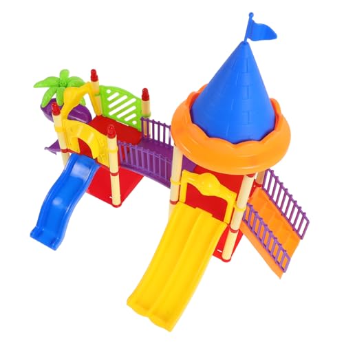 SOIMISS Spielplatz Modell für Puppen Rutschspielzeug Kreatives Zubehör für Fantasievolles im Innen und Außenbereich Fördert Motorische Fähigkeiten SOIMISS Spielplatz Modell für Puppen Rutschspielzeug Kreatives Zubehör für Fantasievolles im Innen und Außenbereich Fördert Motorische Fähigkeiten von SOIMISS