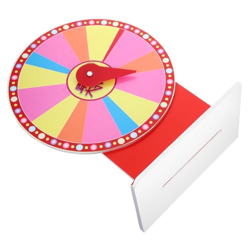 SOIMISS Spielpreisrad Drehbares PVC Metall Preisrad Tisch drehspiel für Party Selbstgestaltbar mit Beschreibbaren Feldern Tragbar und Langlebig für Karneval und Feierlichkeiten SOIMISS Spielpreisrad Drehbares PVC Metall Preisrad Tisch drehspiel für Party Selbstgestaltbar mit Beschreibbaren Feldern Tragbar und Langlebig für Karneval und Feierlichkeiten von SOIMISS