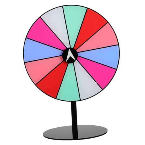 SOIMISS Spinning Prize Wheel mit Stabiler Basis Farbenfrohes Trocken Abwischbares Drehrad für Partys Einfach zu Transportieren und Montieren Attraktives Spielrad für Messe Spiel und SOIMISS Spinning Prize Wheel mit Stabiler Basis Farbenfrohes Trocken Abwischbares Drehrad für Partys Einfach zu Transportieren und Montieren Attraktives Spielrad für Messe Spiel und von SOIMISS