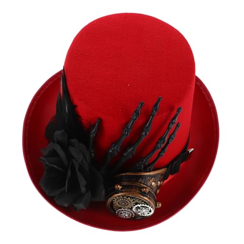SOIMISS Steampunk Halloween mit Totenkopfhänden und Rosen Design für Männer und Perfektes Cosplay Zubehör für Partys und Themenveranstaltungen von SOIMISS