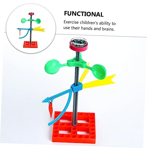 SOIMISS Stem Windrichtungsanzeiger Bausatz für DIY Windrichtungsmodell mit Hand Auge Koordination Wissenschaftliches Lernspielzeug für Grundschule Fördert Naturwissenschaftliche Bildung von SOIMISS