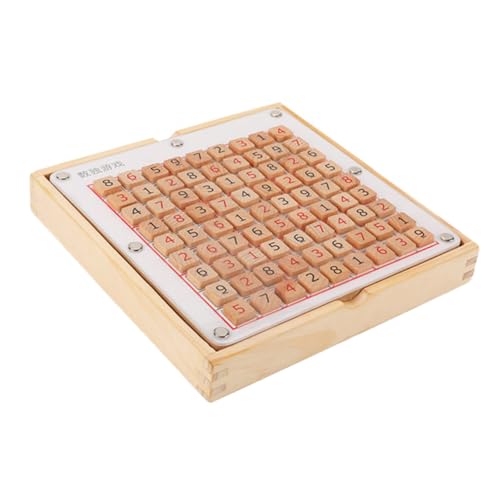 SOIMISS Sudoku für Lernspiel Konzentration und Logischem Denken Robustes Sicheres Holzmaterial Altersgerecht für Jahre Pädagogisches Gesellschaftsspiel von SOIMISS