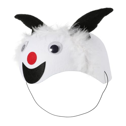 SOIMISS Tier Mütze für Süße Cartoon Performance Haube im Schafdesign für Geburtstagspartys Leicht und Bequem für Kreative Kostüme und Unvergessliche Fotos SOIMISS Tier Mütze für Süße Cartoon Performance Haube im Schafdesign für Geburtstagspartys Leicht und Bequem für Kreative Kostüme und Unvergessliche Fotos von SOIMISS