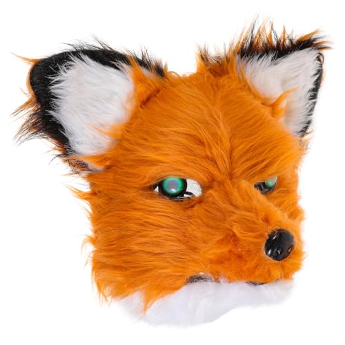 SOIMISS Tierischer Voller Kopf Maske Halloweenkostüm Fuchs Voll Halloween-fuchs Alien-kostüm Wolf-cosplay Halbes Halloween Tierkostüm Für Erwachsene Neuheit Halloween-kostüm Plüschtier Pvc SOIMISS Tierischer Voller Kopf Maske Halloweenkostüm Fuchs Voll Halloween-fuchs Alien-kostüm Wolf-cosplay Halbes Halloween Tierkostüm Für Erwachsene Neuheit Halloween-kostüm Plüschtier Pvc von SOIMISS