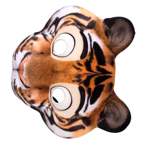 SOIMISS Tiger Maske EVA Leicht und Atmungsaktiv Komfortabel Tiger Kostüm Maske für Fasching Karneval Halloween Kostümparty und Cosplay Events von SOIMISS