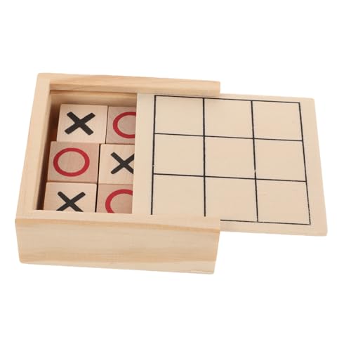 SOIMISS Toe- Kleinkind lehrreich klassisch drinnen Kaffee Kartenspiel Couchtischdekor kleines reisespiel lustiges Indoor-Spiel Spiele für Senioren Holz Khaki von SOIMISS