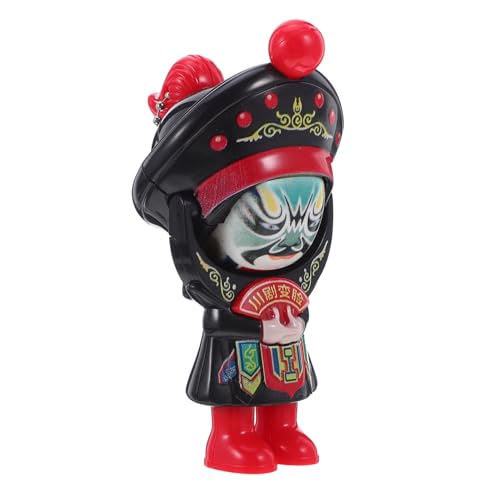 SOIMISS Traditionelle Sichuan Opera Face-Changing Figurine Handgefertigte Bunte Opernpuppen Dekoration für Auto Armaturenbrett und Tisch Kulturelle Souvenirs SOIMISS Traditionelle Sichuan Opera Face-Changing Figurine Handgefertigte Bunte Opernpuppen Dekoration für Auto Armaturenbrett und Tisch Kulturelle Souvenirs von SOIMISS