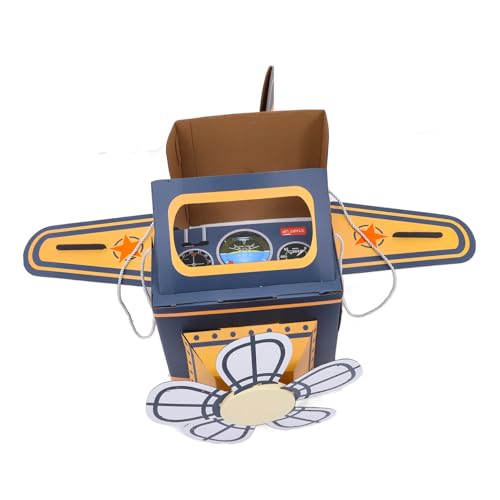 SOIMISS Tragbares Flugzeugspielzeug für DIY Papierflugzeug zum Anziehen mit Rotierendem Kreatives Eltern Junge Mädchen Beziehung Langlebig und Sicher SOIMISS Tragbares Flugzeugspielzeug für DIY Papierflugzeug zum Anziehen mit Rotierendem Kreatives Eltern Junge Mädchen Beziehung Langlebig und Sicher von SOIMISS