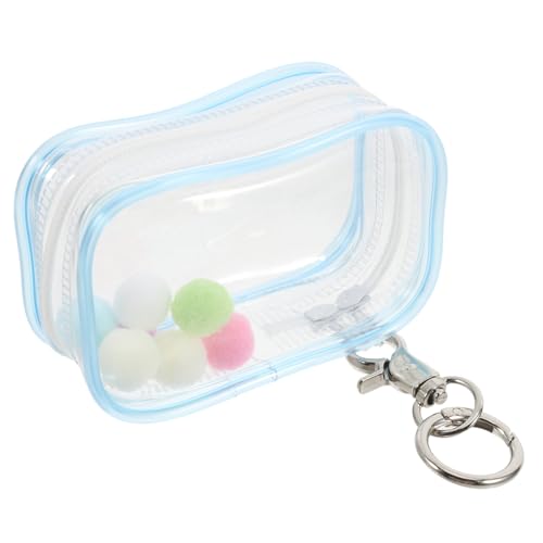 SOIMISS Transparente Figuren Displaytasche mit Schlüsselanhänger Kleine Tragbare Puppenaufbewahrungstasche mit Reißverschluss Staubdicht für Mini Figuren und Sammlerstücke SOIMISS Transparente Figuren Displaytasche mit Schlüsselanhänger Kleine Tragbare Puppenaufbewahrungstasche mit Reißverschluss Staubdicht für Mini Figuren und Sammlerstücke von SOIMISS