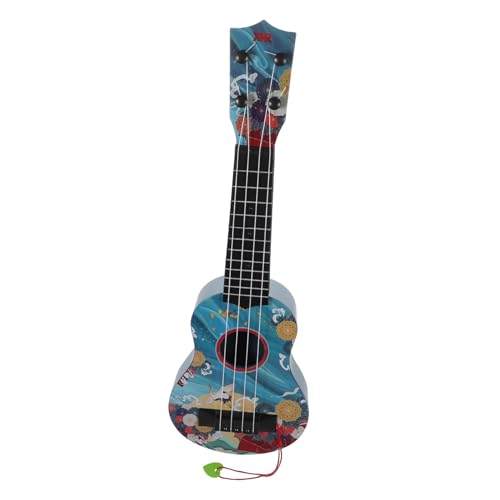 SOIMISS Ukulele Mini Gitarre aus Robustem Kunststoff Verstellbare Saiten Buntes Lerninstrument für Ab Jahren Spielbares Musikinstrument für Anfänger von SOIMISS