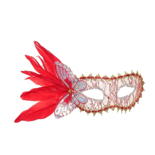 SOIMISS Maskenmaske Weibliche Venezianische Spitze Halbe Federkleid Für Halloween Karneval SOIMISS Maskenmaske Weibliche Venezianische Spitze Halbe Federkleid Für Halloween Karneval von SOIMISS