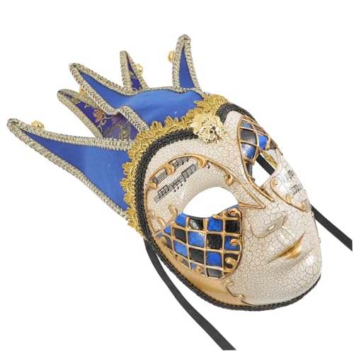SOIMISS Venezianische halloween masken halloweenmaske blaue masken karnevalkostüme masken für halloween funkeln Sensenmann Maskerade Cosplay-Zubehör für Party p.s Blue SOIMISS Venezianische halloween masken halloweenmaske blaue masken karnevalkostüme masken für halloween funkeln Sensenmann Maskerade Cosplay-Zubehör für Party p.s Blue von SOIMISS