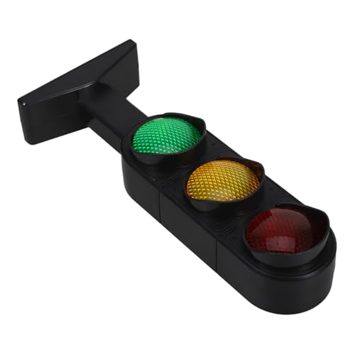 SOIMISS Verkehrsampel Tragbare Verkehrssignal Lampe Pädagogisches Verkehrszeichen Modell für Frühe Verkehrssicherheit Interaktives Lernspielzeug Sozialkompetenz und Sicherheitsbewusstsein von SOIMISS