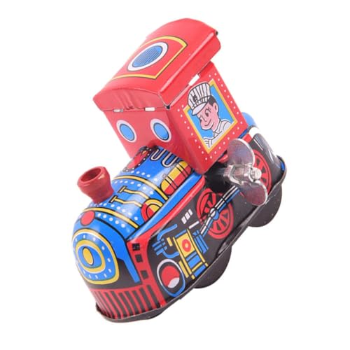 SOIMISS Vintage Aufziehspielzeug Zug aus Blech Nostalgisches für Farbenfrohes Design Batterielos für Jungen und Sammlerstück oder Dekoration SOIMISS Vintage Aufziehspielzeug Zug aus Blech Nostalgisches für Farbenfrohes Design Batterielos für Jungen und Sammlerstück oder Dekoration von SOIMISS