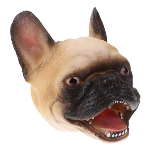 SOIMISS Vinyl Handpuppe Hundekopf Lustiges Puppentheater Kreativfördernd Komfortabel für Geburtstag Geschenk und Frühkindliche Bildung Geeignet von SOIMISS