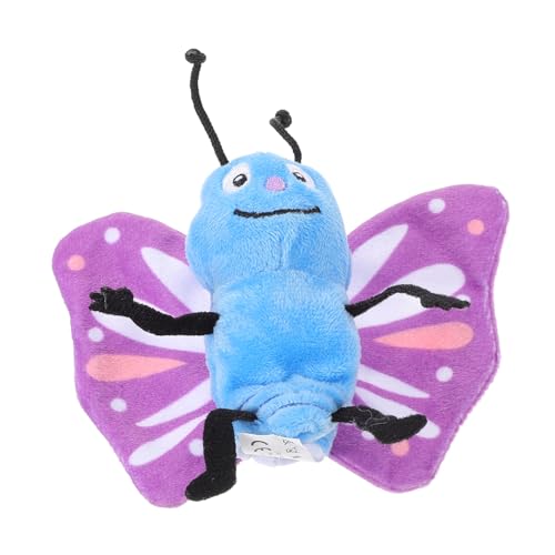 SOIMISS Weiche Schmetterling Handpuppe aus Plüsch für Interaktives Lernspielzeug Sensorische Sichere Stofftier Handpuppe für Puppentheater und Rollenspiele SOIMISS Weiche Schmetterling Handpuppe aus Plüsch für Interaktives Lernspielzeug Sensorische Sichere Stofftier Handpuppe für Puppentheater und Rollenspiele von SOIMISS