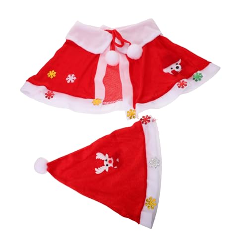 SOIMISS Weihnachtsumhang Rot Samt Kapuze Mit Weihnachtsmannmütze Festliches Kostüm Für Bühne Party Winterveranstaltungen SOIMISS Weihnachtsumhang Rot Samt Kapuze Mit Weihnachtsmannmütze Festliches Kostüm Für Bühne Party Winterveranstaltungen von SOIMISS