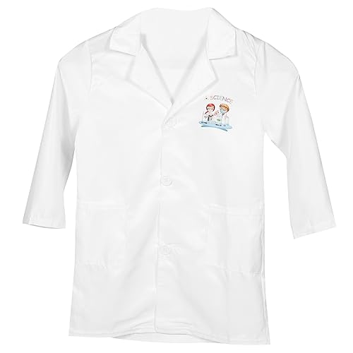 SOIMISS Wissenschaftler Hauskleidung Wissenschaftler Kostüm Laborkittel-Kostüm für verkleidung kinderkleider laborkittel Laborkostüm Weiß von SOIMISS