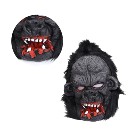 SOIMISS Große Gorilla Maske Für Halloween Lustige Tiermasken Trick Requisiten Für Kostümparty Blutige Orang Utan Maske Für Karneval Und Verkleidungsspiele SOIMISS Große Gorilla Maske Für Halloween Lustige Tiermasken Trick Requisiten Für Kostümparty Blutige Orang Utan Maske Für Karneval Und Verkleidungsspiele von SOIMISS