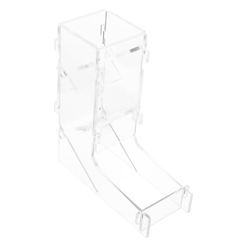 SOIMISS Würfelturm aus Acryl Tragbarer Würfelroller für Tabletop Spiele Transparent Benutzerfreundlich Langlebig und Fair für Spieler von SOIMISS