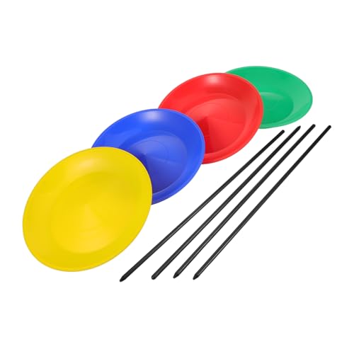 SOIMISS Zirkus Jonglierplatten mit Sticks Leichte und Langlebige Drehplatten Farben Trainingsspielzeug für Geschicklichkeit und Balance für Zirkusaufführungen SOIMISS Zirkus Jonglierplatten mit Sticks Leichte und Langlebige Drehplatten Farben Trainingsspielzeug für Geschicklichkeit und Balance für Zirkusaufführungen von SOIMISS