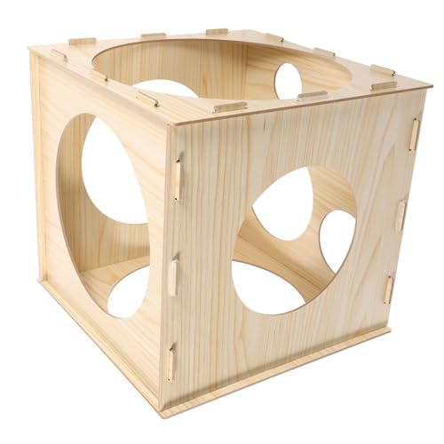 SOIMISS Zusammenklappbarer Holz Ballon Sizer Würfel Box Messwerkzeug Leicht und Stabil für Party Hochzeit Dekorationen Abnehmbar und Einfach zu Verstauen Präzises Ballon Größenmessgerät SOIMISS Zusammenklappbarer Holz Ballon Sizer Würfel Box Messwerkzeug Leicht und Stabil für Party Hochzeit Dekorationen Abnehmbar und Einfach zu Verstauen Präzises Ballon Größenmessgerät von SOIMISS