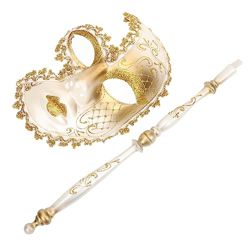 SOIMISS goldene Maskerademaske für Frauen halloween masquerade schlüpfeier karnawal Maskenball Maskerade Masken Party schmücken Maskerade-Maske für Frauen tragbare Maskerademaske Plastik SOIMISS goldene Maskerademaske für Frauen halloween masquerade schlüpfeier karnawal Maskenball Maskerade Masken Party schmücken Maskerade-Maske für Frauen tragbare Maskerademaske Plastik von SOIMISS