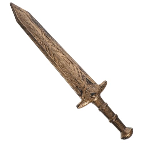 SOIMISS und Requisiten Pirat Lichtschwert Piratenschwerter Zubehör heeloween säbel Role Play Halloween-Spielspielzeug mit Breiten Schwertern pp Golden von SOIMISS