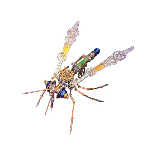 3D-Metall-Puzzle, Steampunk-Moskito-Modellbausatz, 223-teilig, mechanisches Insekten-Bauset für Erwachsene, Desktop-Büro-Dekoration, Geschenk für Geburtstag, Weihnachten 3D-Metall-Puzzle, Steampunk-Moskito-Modellbausatz, 223-teilig, mechanisches Insekten-Bauset für Erwachsene, Desktop-Büro-Dekoration, Geschenk für Geburtstag, Weihnachten von SOLIAXDIY