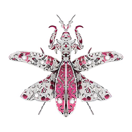 Amethyst Mantis Mechanisches Puzzle Kit, 3D Metall Puzzle Steampunk Insektenmodell, DIY Montage Kreative Desktop Ornament Geschenk für Erwachsene Amethyst Mantis Mechanisches Puzzle Kit, 3D Metall Puzzle Steampunk Insektenmodell, DIY Montage Kreative Desktop Ornament Geschenk für Erwachsene von SOLIAXDIY
