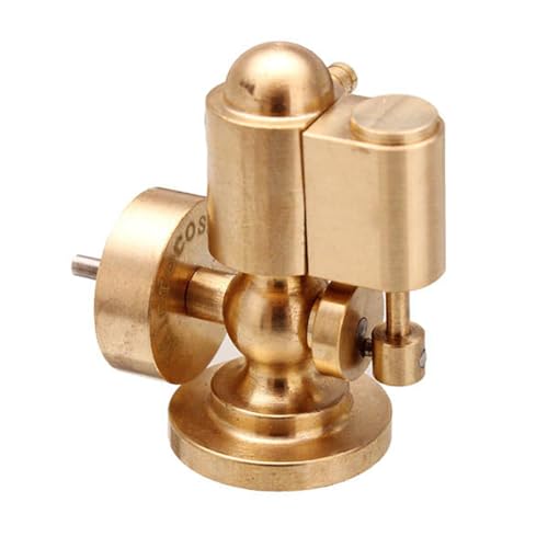 Mini Dampfmaschinen Bausatz, Reines Kupfer Einzylinder-Dampfmaschine, DIY Metall Engine Motor Modell Wissenschaft Experiment Kreatives Geschenk von SOLIAXDIY