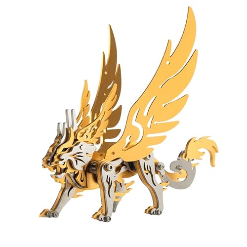 SOLIAXDIY 3D Metall Puzzle Kit - Steampunk Metall Sternzeichen Kriegsbestie Modell, DIY Mechanische Montage für Erwachsene, Geschenke Heimdekoration, Sammlung SOLIAXDIY 3D Metall Puzzle Kit - Steampunk Metall Sternzeichen Kriegsbestie Modell, DIY Mechanische Montage für Erwachsene, Geschenke Heimdekoration, Sammlung von SOLIAXDIY