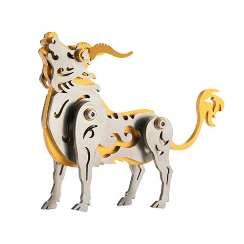 SOLIAXDIY Chinesisches Sternzeichen 3D Metall Puzzle Kit - DIY Mechanisches Tiermodell für Erwachsene, Handgefertigtes Montagehandwerk aus der chinesischen Fantasiekreatur Montagesets SOLIAXDIY Chinesisches Sternzeichen 3D Metall Puzzle Kit - DIY Mechanisches Tiermodell für Erwachsene, Handgefertigtes Montagehandwerk aus der chinesischen Fantasiekreatur Montagesets von SOLIAXDIY