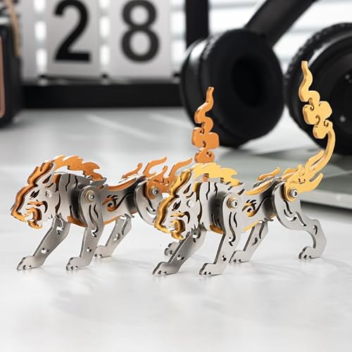 SOLIAXDIY Chinesisches Sternzeichen 3D Metall Puzzle Kit - DIY Mechanisches Tiermodell für Erwachsene, Handgefertigtes Montagehandwerk aus der chinesischen Fantasiekreatur Montagesets SOLIAXDIY Chinesisches Sternzeichen 3D Metall Puzzle Kit - DIY Mechanisches Tiermodell für Erwachsene, Handgefertigtes Montagehandwerk aus der chinesischen Fantasiekreatur Montagesets von SOLIAXDIY