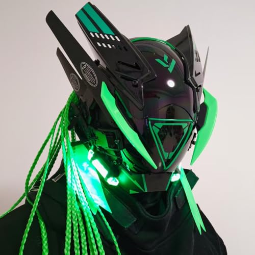 SOLIAXDIY Cosplay Maske für Männer & Frauen, Futuristische Punk Techwear Maske, Gothic Cyber Halloween Cosplay KostümZubehör SOLIAXDIY Cosplay Maske für Männer & Frauen, Futuristische Punk Techwear Maske, Gothic Cyber Halloween Cosplay KostümZubehör von SOLIAXDIY