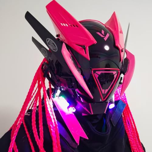 SOLIAXDIY Cosplay Maske für Männer & Frauen, Futuristische Punk Techwear Maske, Gothic Cyber Halloween Cosplay KostümZubehör SOLIAXDIY Cosplay Maske für Männer & Frauen, Futuristische Punk Techwear Maske, Gothic Cyber Halloween Cosplay KostümZubehör von SOLIAXDIY