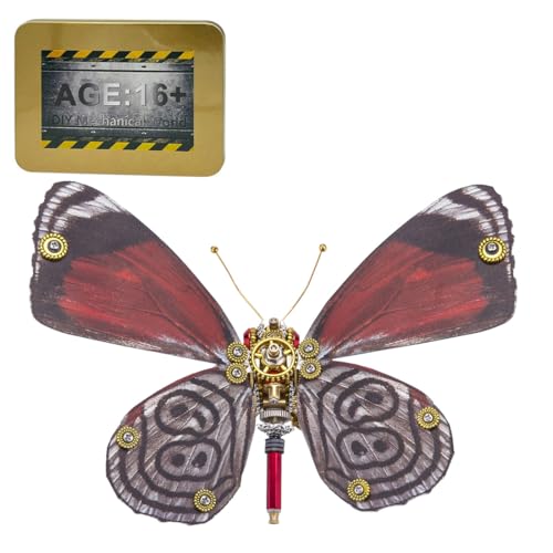 SOLIAXDIY Diaethria Anna – 3D Metallbausatz „88-Schmetterling“ im Steampunk-Design, 150+ Teile – DIY Mechanisches Modell für Erwachsene SOLIAXDIY Diaethria Anna – 3D Metallbausatz „88-Schmetterling“ im Steampunk-Design, 150+ Teile – DIY Mechanisches Modell für Erwachsene von SOLIAXDIY