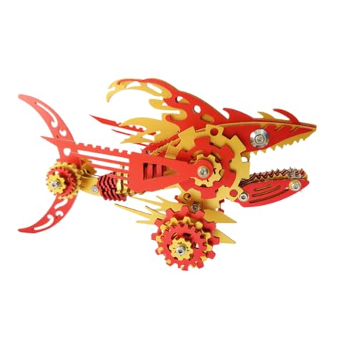 SOLIAXDIY Megalodon Gear Shark – 3D Metallbausatz im Steampunk-Stil, DIY Mechanisches Modell eines Zahnräder-Hais, Kreatives Puzzle für Erwachsene SOLIAXDIY Megalodon Gear Shark – 3D Metallbausatz im Steampunk-Stil, DIY Mechanisches Modell eines Zahnräder-Hais, Kreatives Puzzle für Erwachsene von SOLIAXDIY