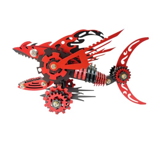 SOLIAXDIY Megalodon Gear Shark – 3D Metallbausatz im Steampunk-Stil, DIY Mechanisches Modell eines Zahnräder-Hais, Kreatives Puzzle für Erwachsene SOLIAXDIY Megalodon Gear Shark – 3D Metallbausatz im Steampunk-Stil, DIY Mechanisches Modell eines Zahnräder-Hais, Kreatives Puzzle für Erwachsene von SOLIAXDIY