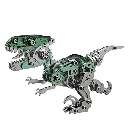 Steampunk 3D Metall Puzzle, 160 Teile Mechanisches Dinosaurier Velociraptor Puzzles Bausatz, 3D Puzzle Metall DIY Deko Geschenk Spielzeug für Erwachsene Steampunk 3D Metall Puzzle, 160 Teile Mechanisches Dinosaurier Velociraptor Puzzles Bausatz, 3D Puzzle Metall DIY Deko Geschenk Spielzeug für Erwachsene von SOLIAXDIY