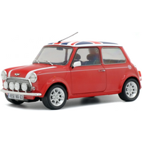 SOLIDO 421184470 1:18 Mini Cooper Sport "Union Jack", rot, 1997 von SOLIDO