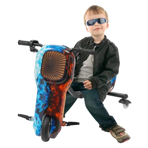 250 W Kinder Elektro Driftscooter 360° Drift Scooter 3 Geschwindigkeitsstufen 20 Km/H Drift Cart 6 LED Lichtfarben Drifter Einstellbare Länge Tragfähigkeit 100 Kg Drift Auto Für Ab 5 Jahren 250 W Kinder Elektro Driftscooter 360° Drift Scooter 3 Geschwindigkeitsstufen 20 Km/H Drift Cart 6 LED Lichtfarben Drifter Einstellbare Länge Tragfähigkeit 100 Kg Drift Auto Für Ab 5 Jahren von SOLOCJNL