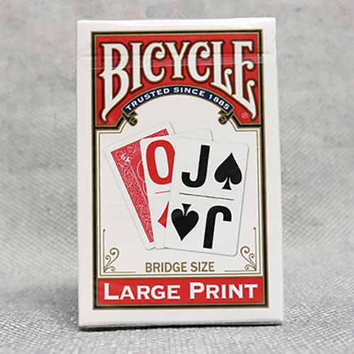 Bicycle Bridge (Red) Large Print by USPCC von SOLOMAGIA