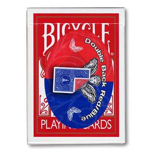 Bicycle Gaff Cards - Double Back 809 Mandolin Back (Blue/Red) von SOLOMAGIA
